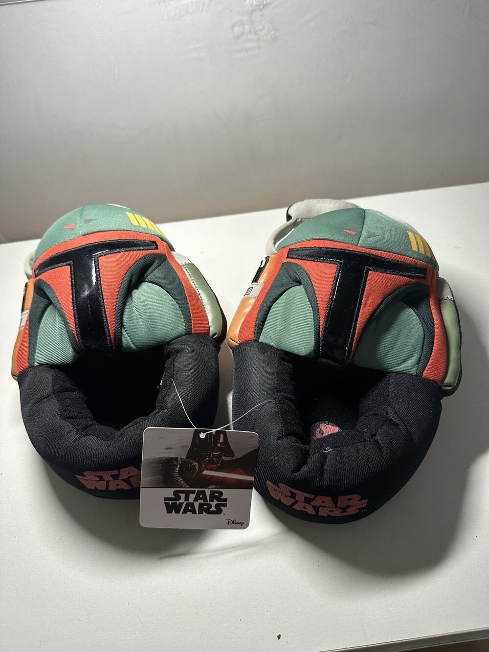 Star Wars Slippers Boba Fett Full Slipper Sz 1-2